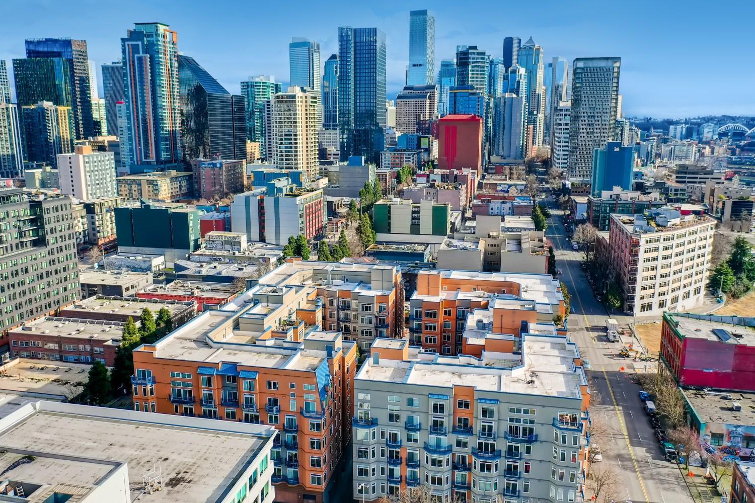 Space Needle Downtown Modern Top Story Penthouse Seattle Exterior foto